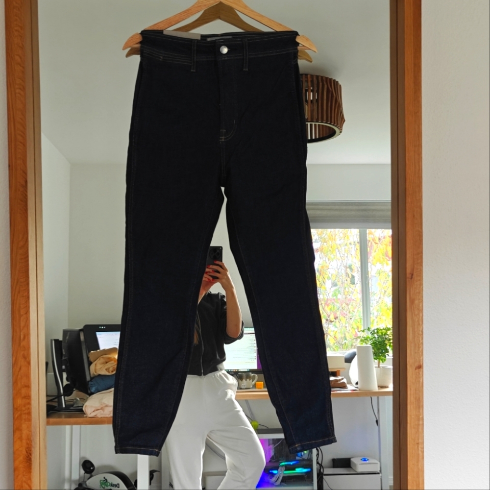 Everlane The Way-High Clean Front Skinny Jean, Crop, NWT - Picture 2 of 9